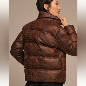 Unreal Fur Croc Illusion Jacket